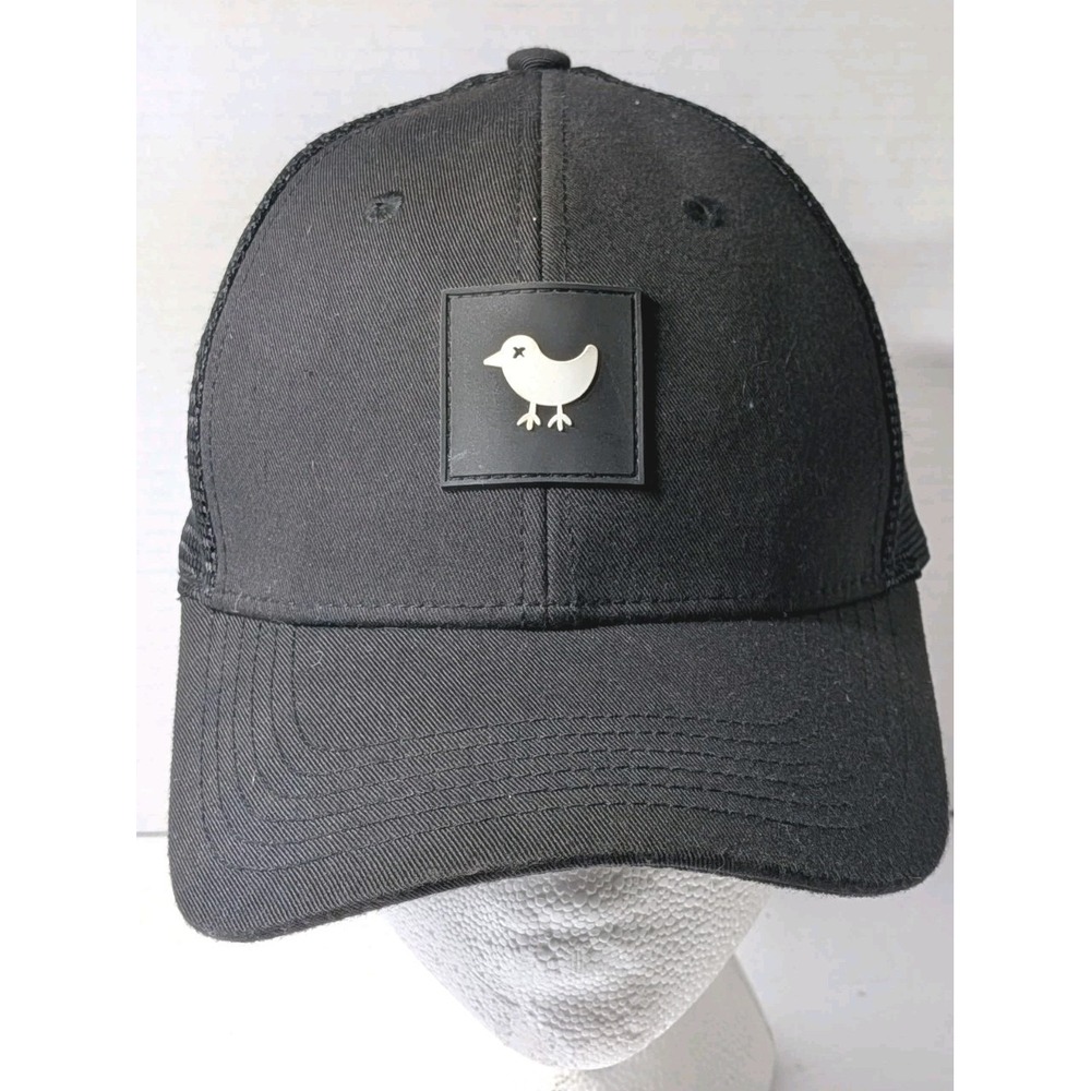 Bad Birdie Black Mesh Trucker Hat Golf Snapback Bird Logo Cap embroidered